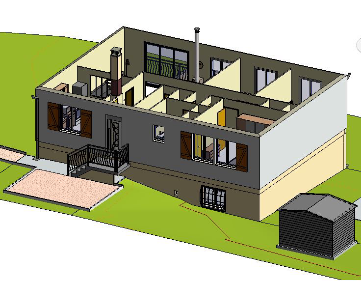 Hauteur variable d’enduit [Revit]