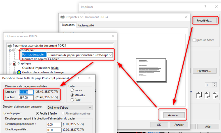 Impression fichier RVT en PDF sur grand format