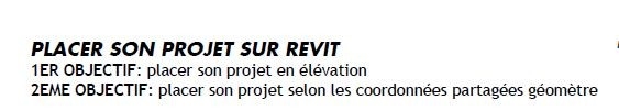 Placer correctement son projet