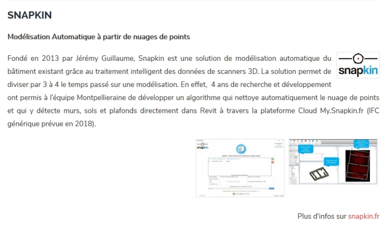 Extraction de volumes à partir d'un nuage de points