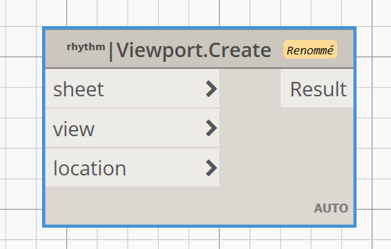 Ajouter une vue sur une feuille existante avec DYNAMO