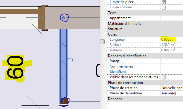 Revit, fausses longueurs de murs ?