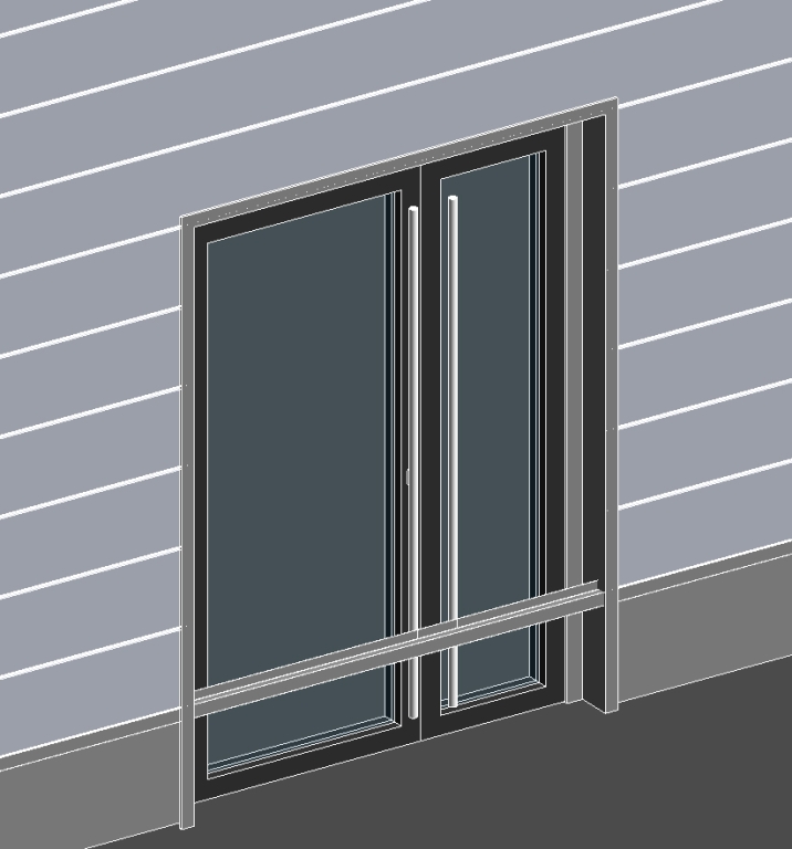 REVIT - Découpe de meneaux par une ouverture