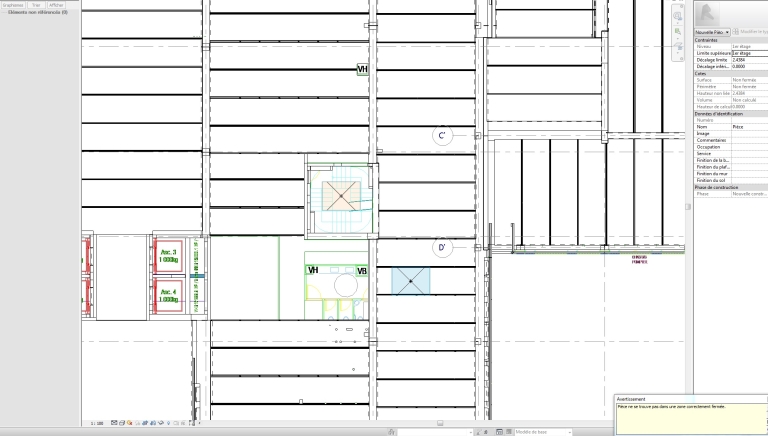 PIECE ET IFC SUR REVIT 2016