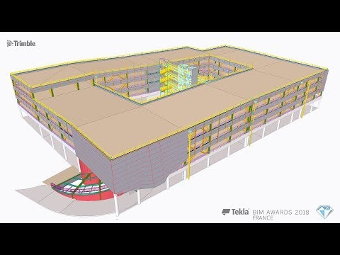 Tekla France BIM Awards 2018 - NORMACADRE : Ville de Gap, parking de Bonne