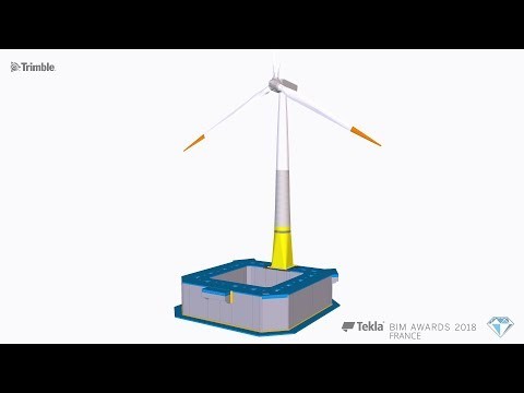 Tekla France BIM Awards 2018 -  BOUYGUES TRAVAUX PUBLICS : Floatgen