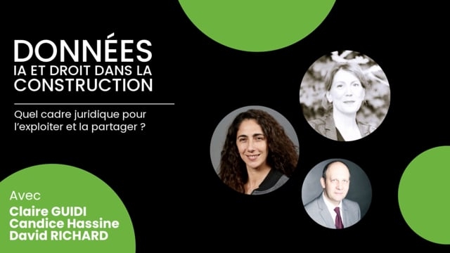 Données, IA et droit dans la construction - Q&amp;R