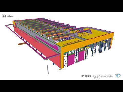 Tekla France BIM Awards 2018 - CANCE : REGIO2N