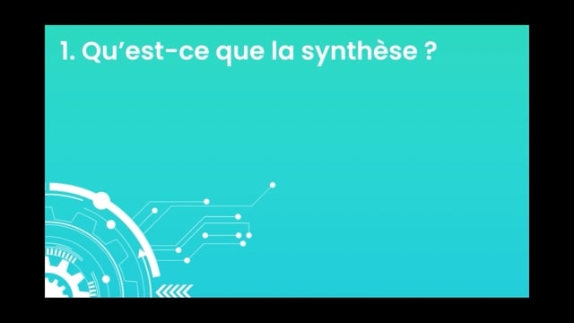 02 - Qu'est-ce que la synthèse