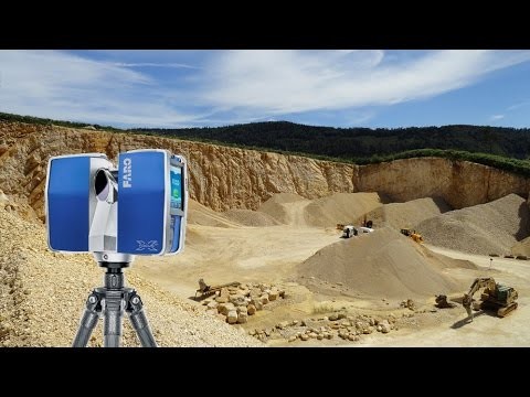 Calcul des volumes par scan laser 3d