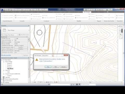 Des trottoirs dans Revit