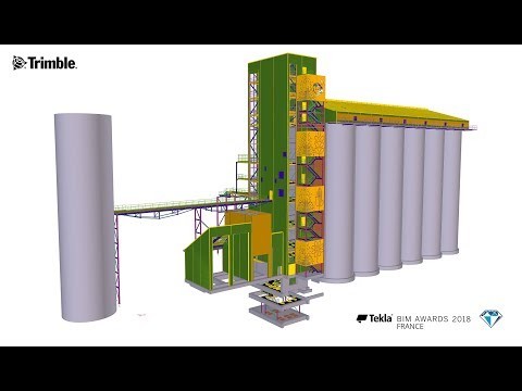 Tekla France BIM Awards 2018 - CMF STRUCTURES : Limagrain-Silo