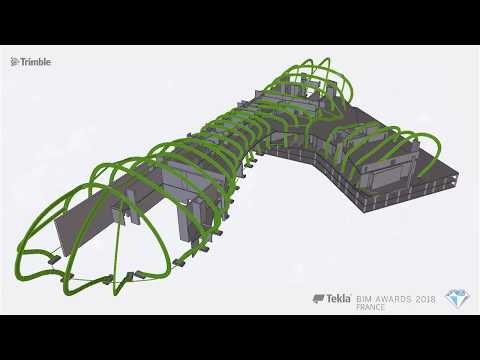 Tekla France BIM Awards 2018 - ECOLE DES MINES ALES : Le rythme dans la peau