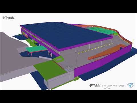 Tekla France BIM Awards 2018 - BETREC : Parking Super U