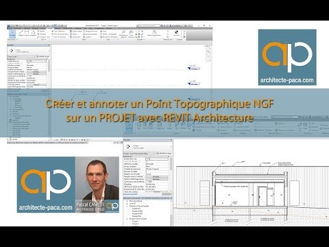 Positionner un point (NGF) de Topographie avec REVIT Architecture