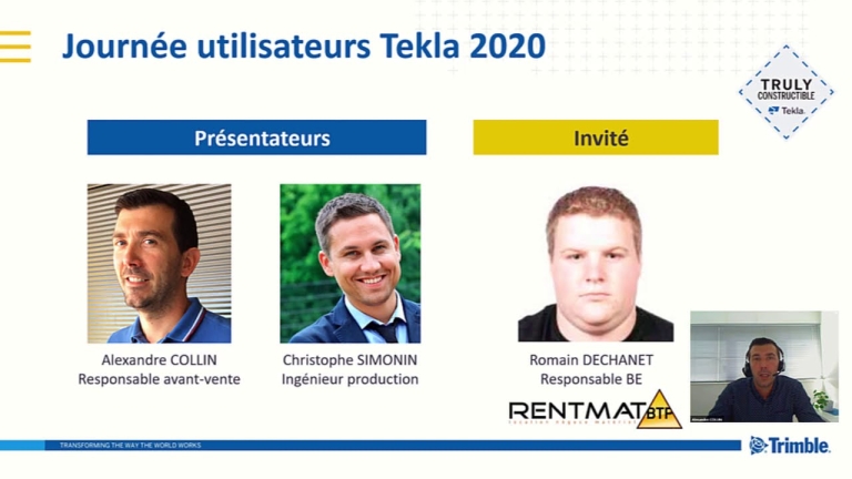 Intégration des Solutions BIM Tekla de Trimble chez Rentmat BTP